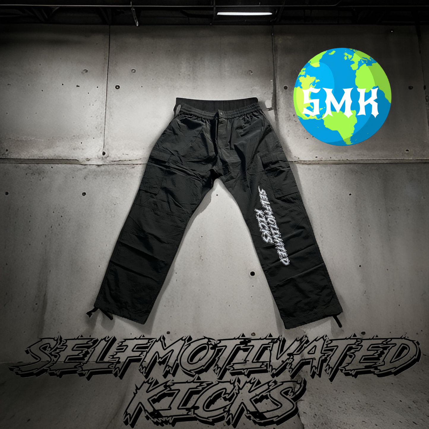 SMK “Brainwashed” Collection Nylon Cargo Pants