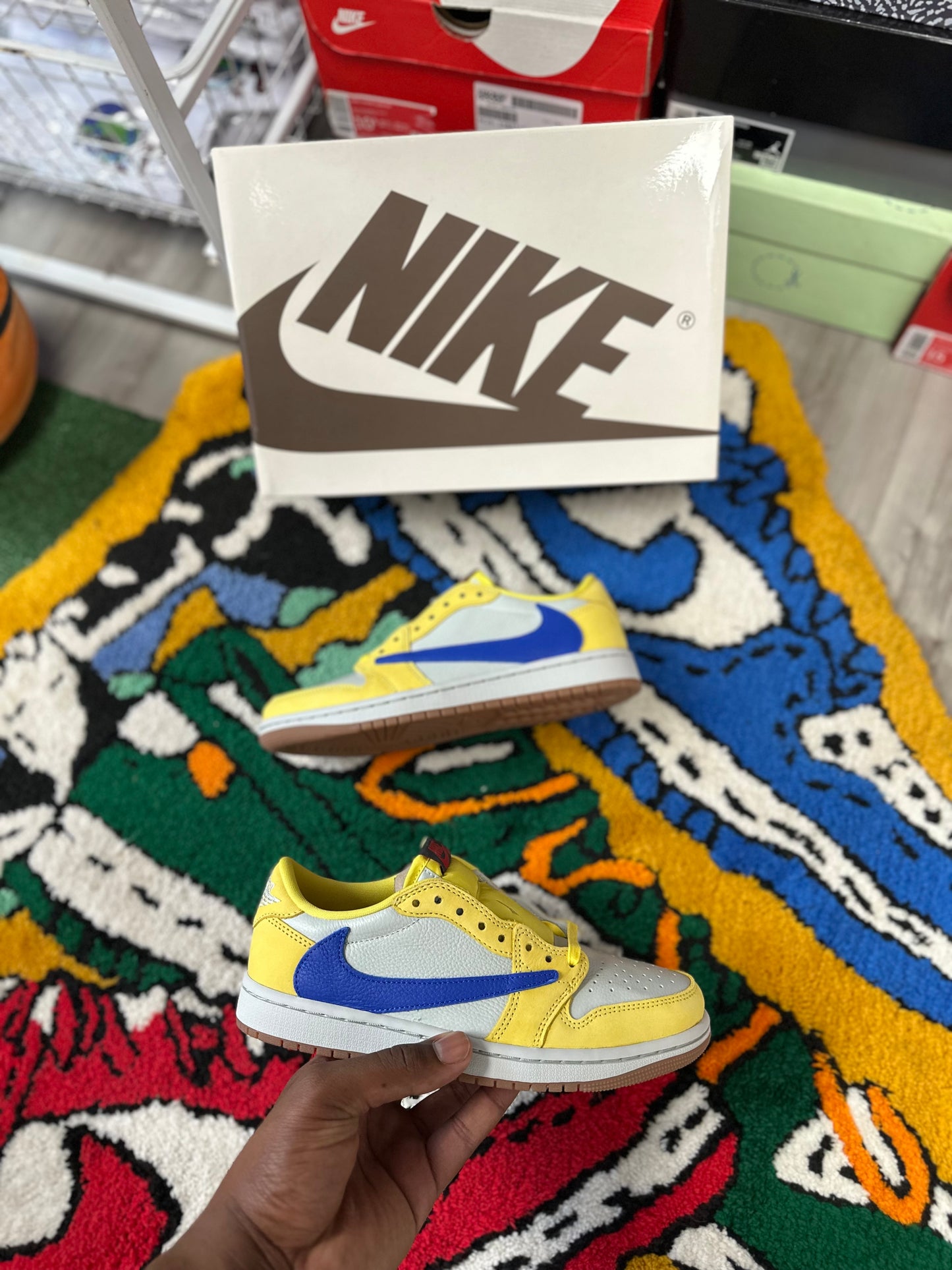 Jordan 1 Retro Low OG SP “Travis Scott Canary”