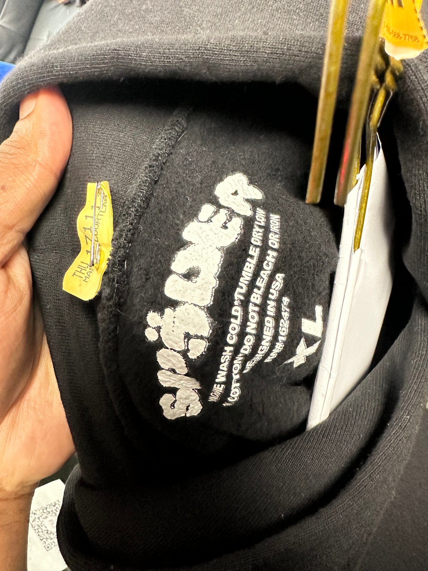 Sp5der Rhinestone OG Web V2 Hoodie