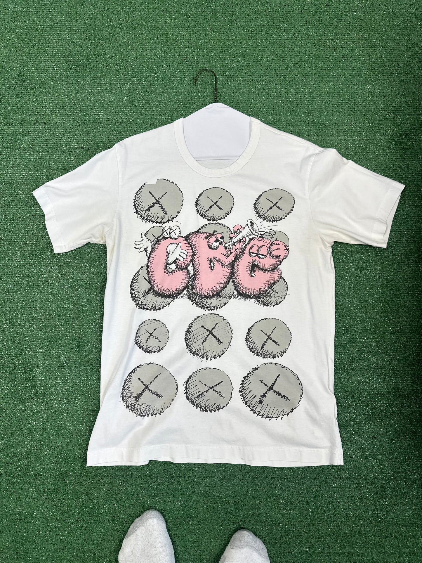 Comme des Garçons SHIRT x KAWS Print T-Shirt “White”