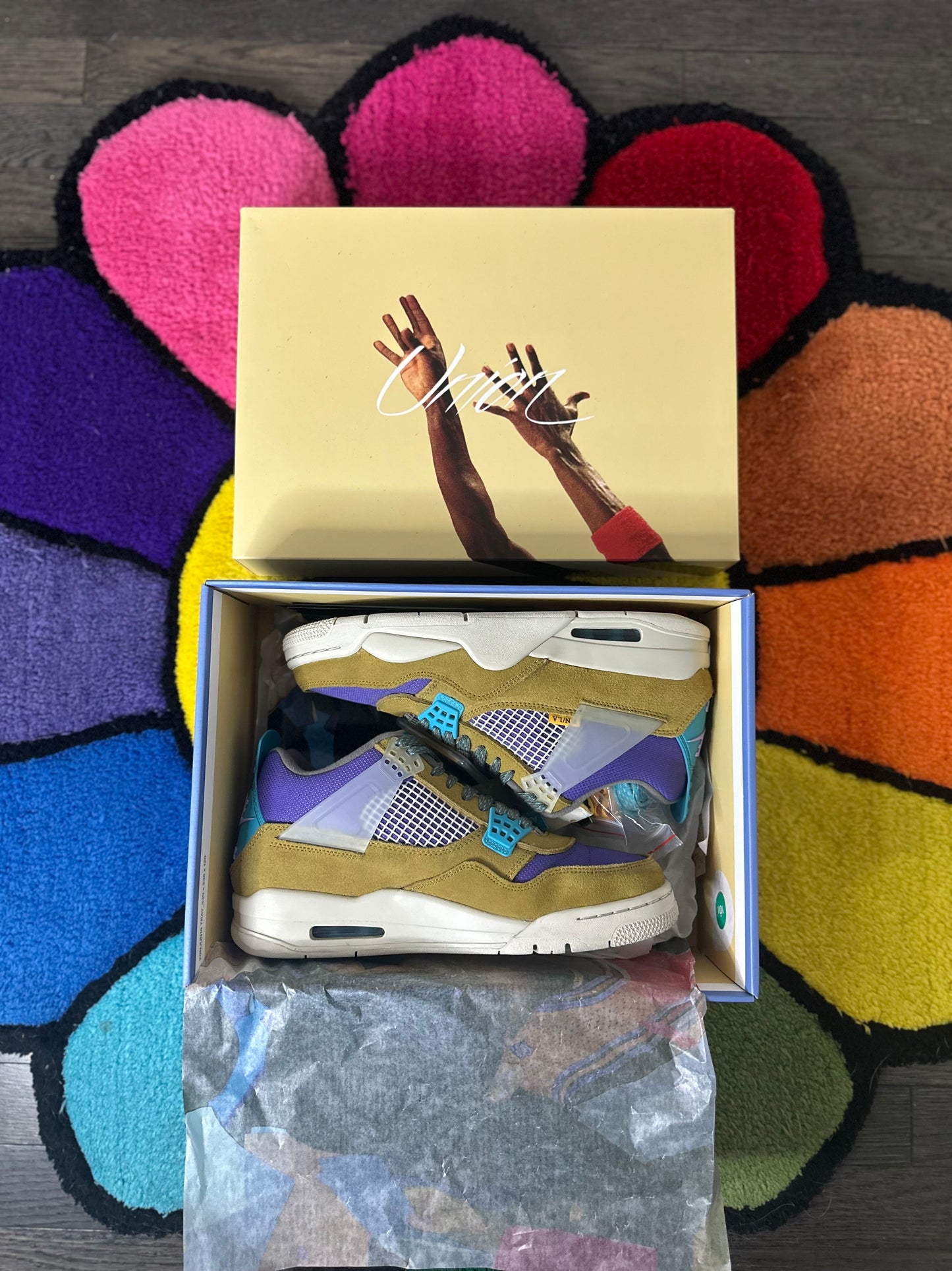 Jordan 4 Retro SP “30th anniversary Union Desert Moss”