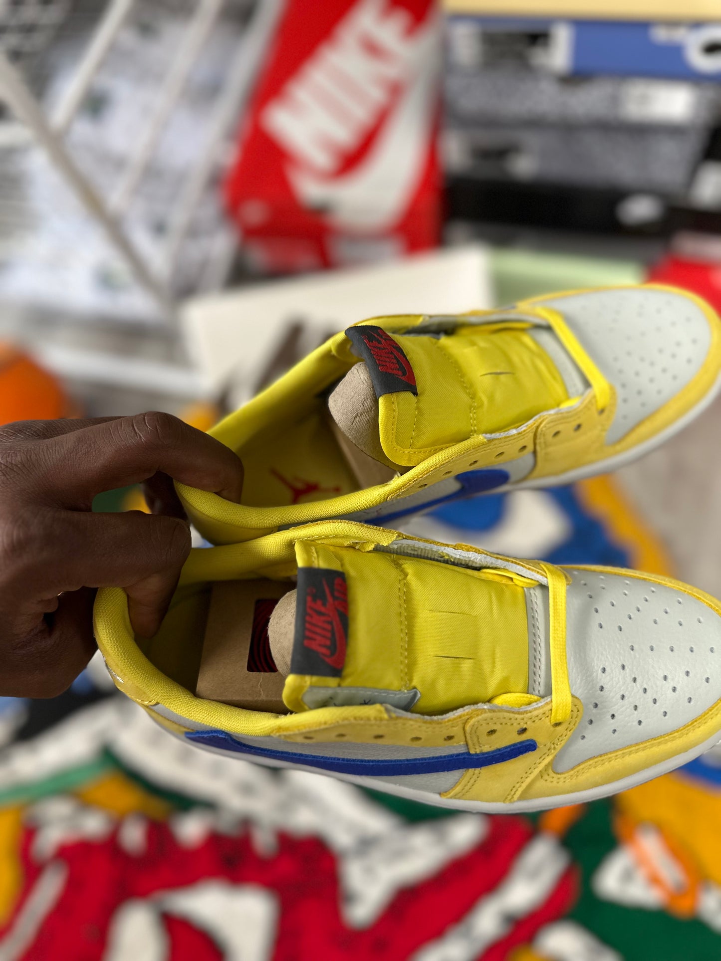 Jordan 1 Retro Low OG SP “Travis Scott Canary”