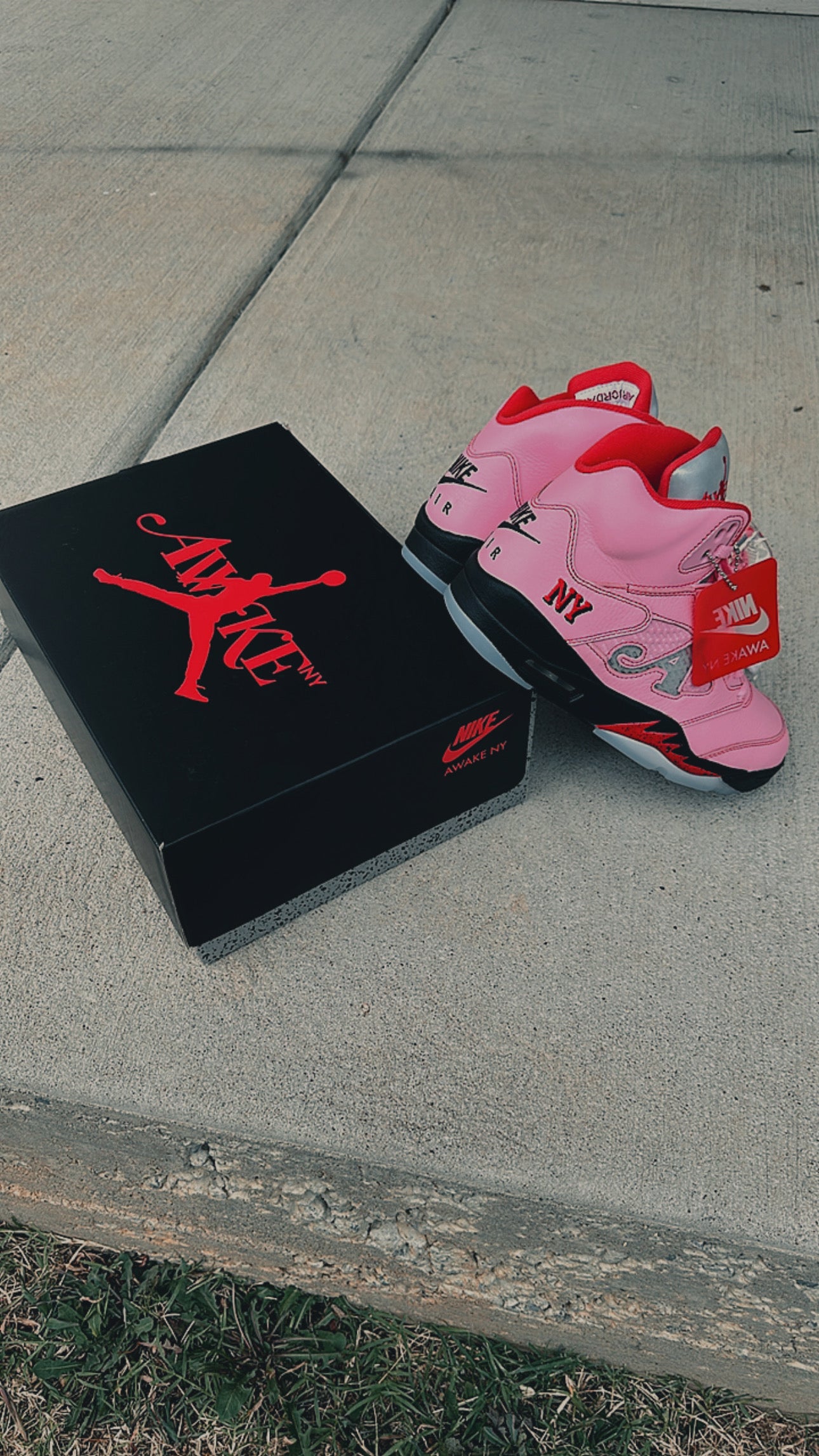 Jordan 5 Retro “Awake NY Arctic Pink” 0001/7000