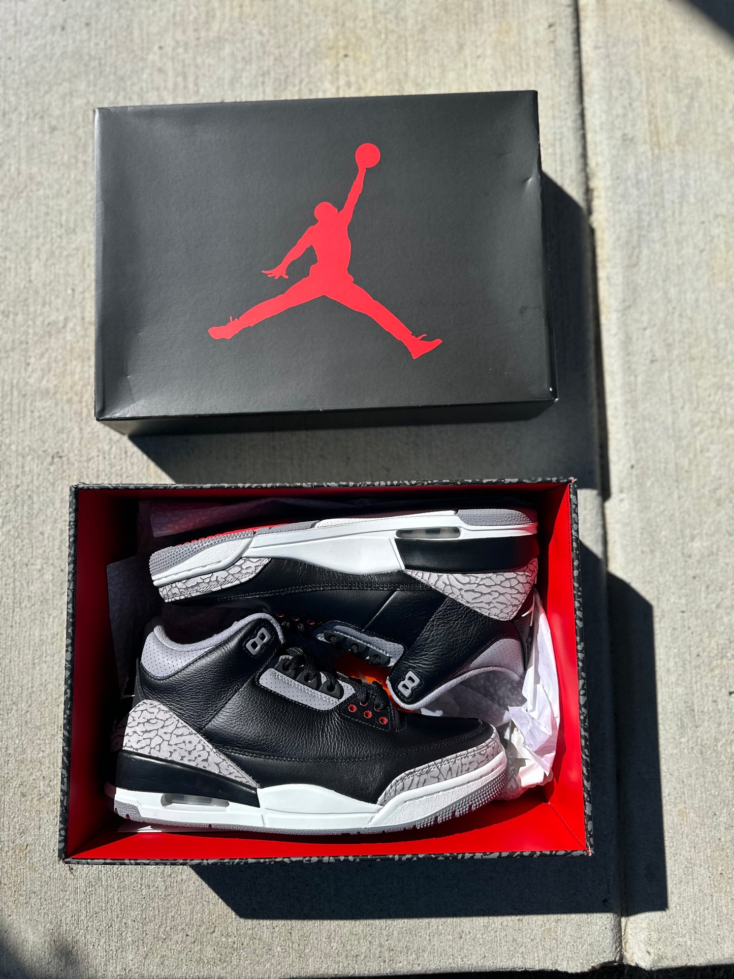 Jordan 3 Retro OG “Black Cement” (2024)