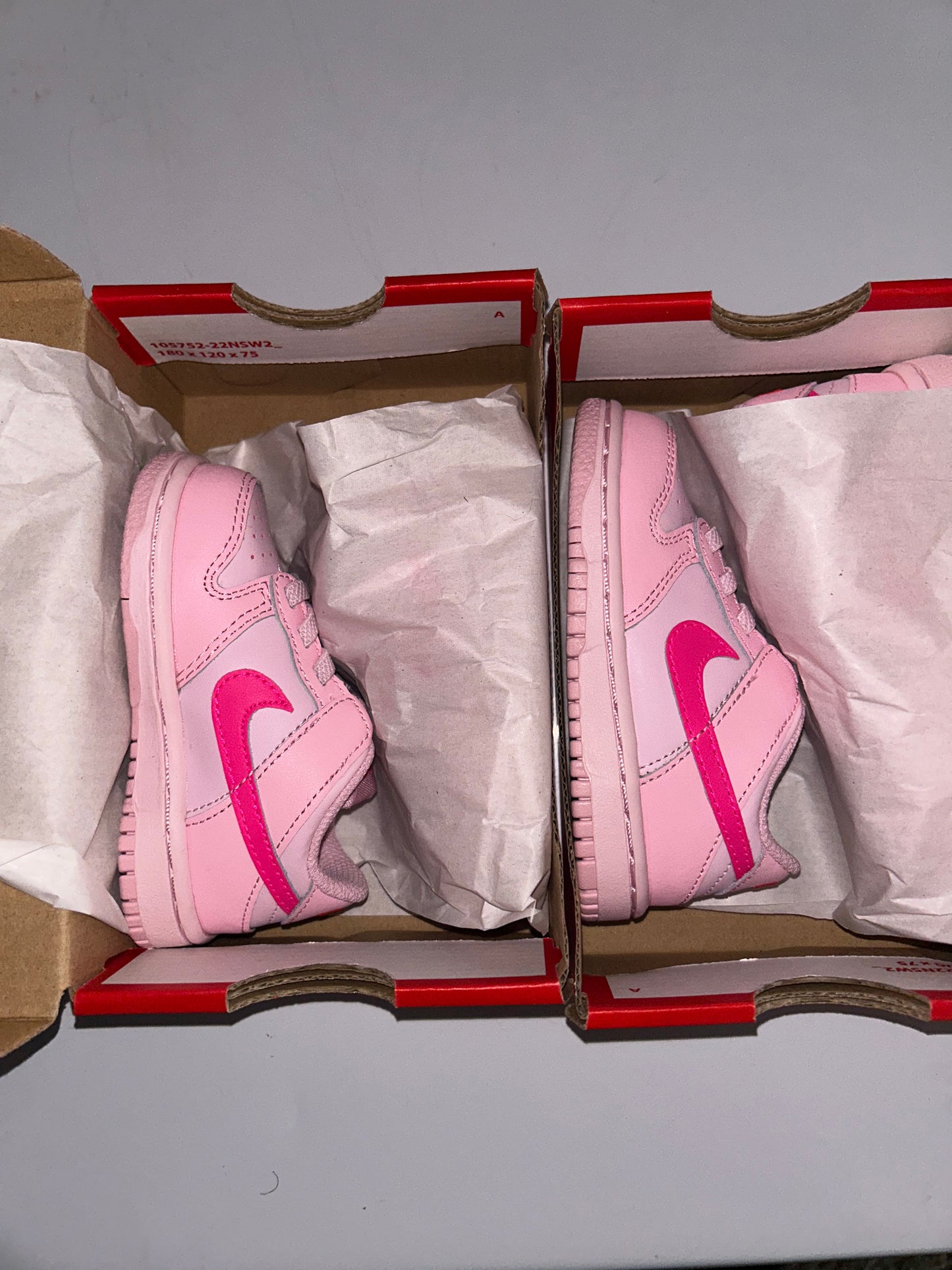 Dunk Low “Triple Pink” (TD)