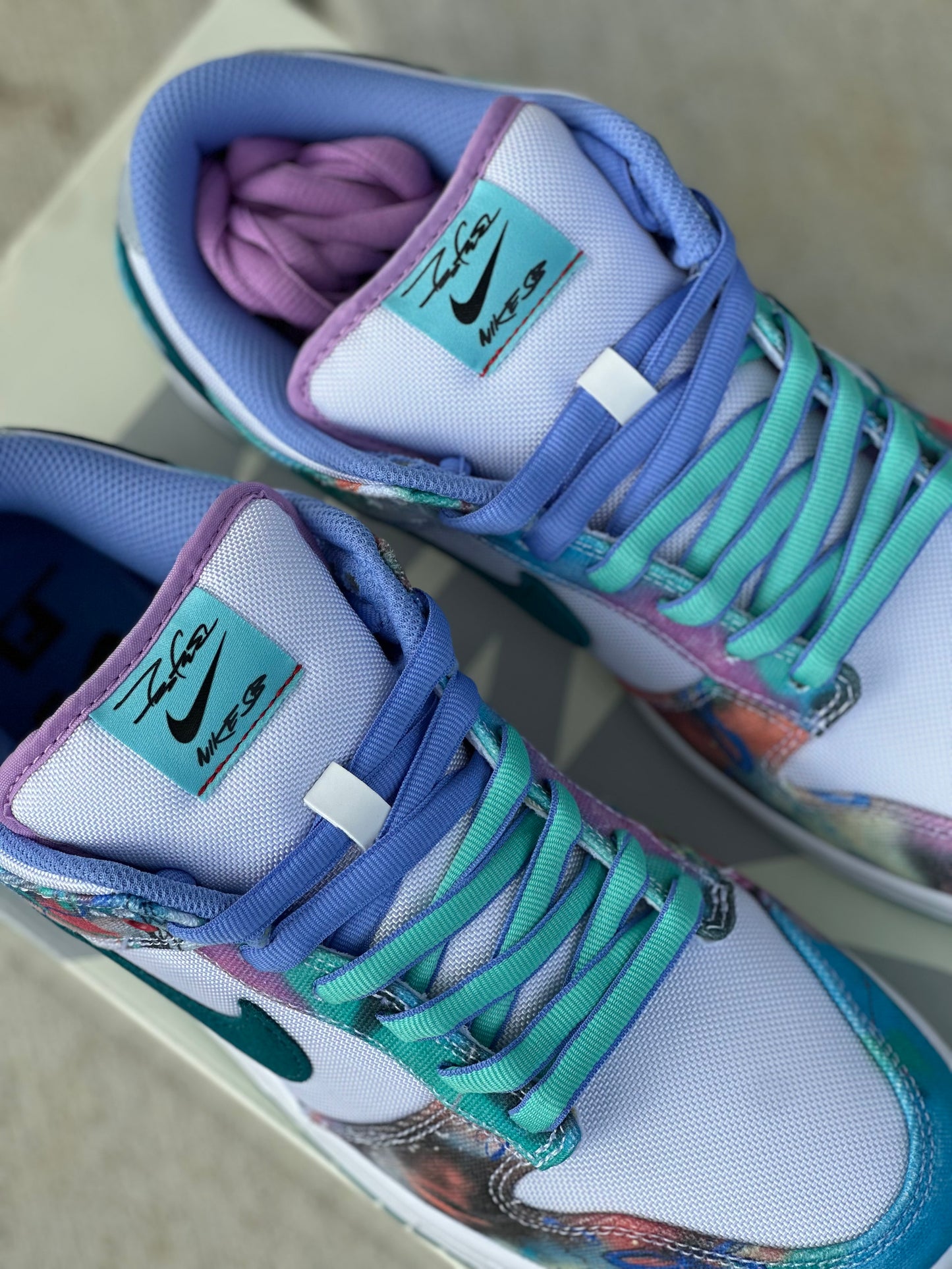 Nike SB Dunk Low “Futura Laboratories Bleached Aqua”
