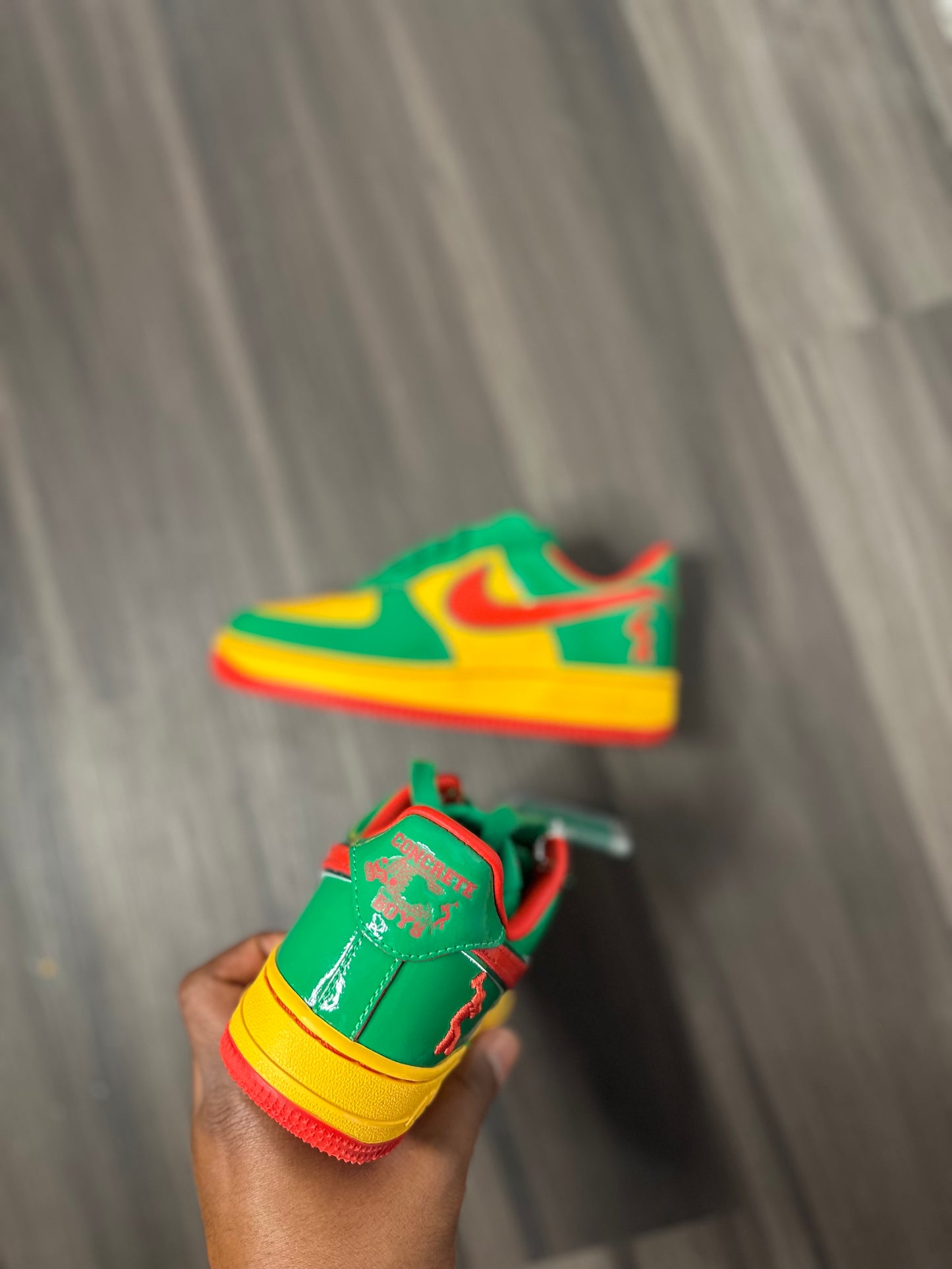 Nike Air Force 1 Low “Lil Yachty Concrete Boys Lucky Green”