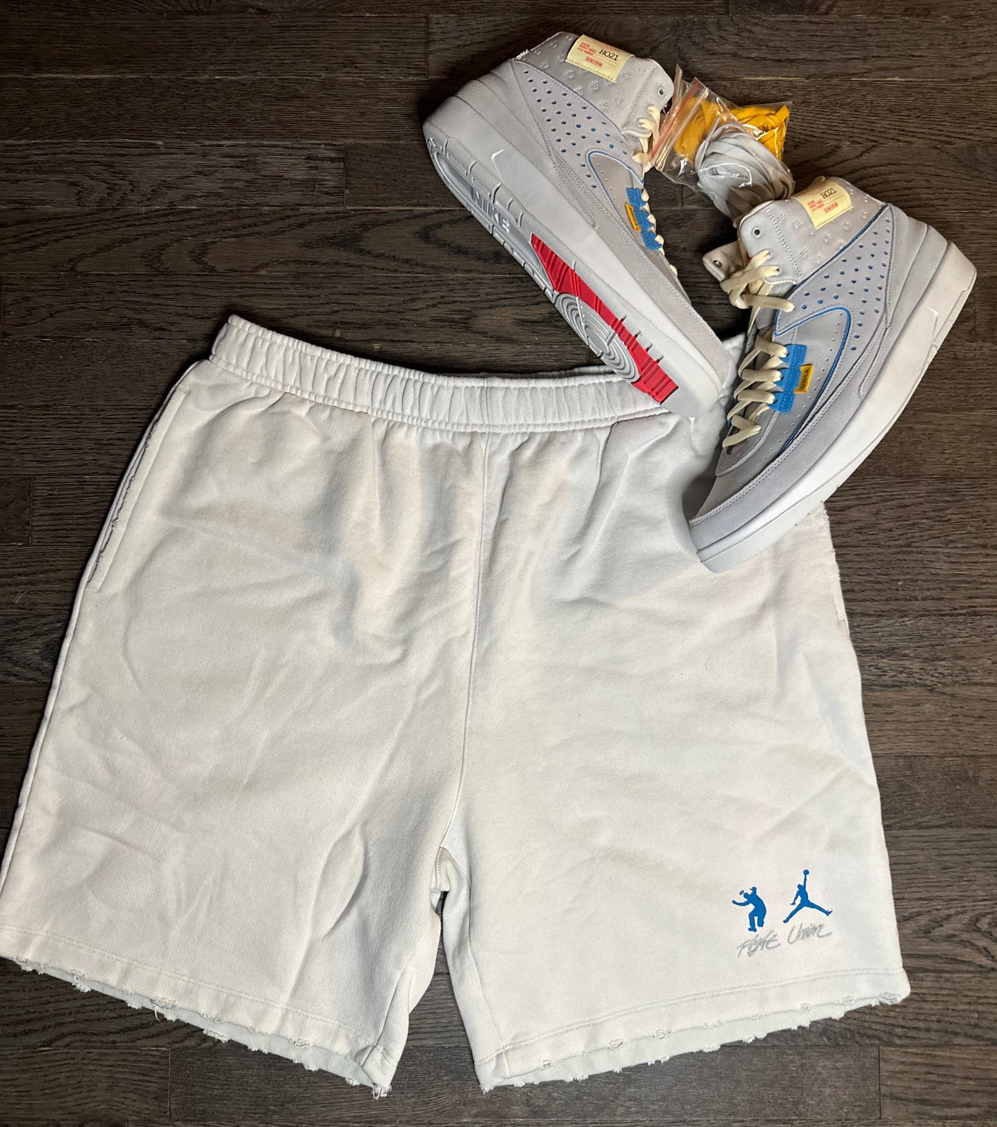 Jordan X Union M J FLC Shorts“ PHOTON DUST”