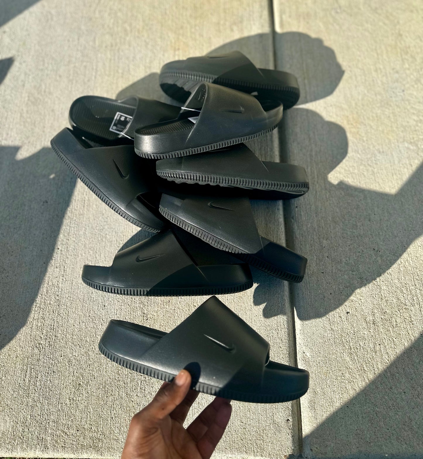 Nike Calm Slide (Black) (W)