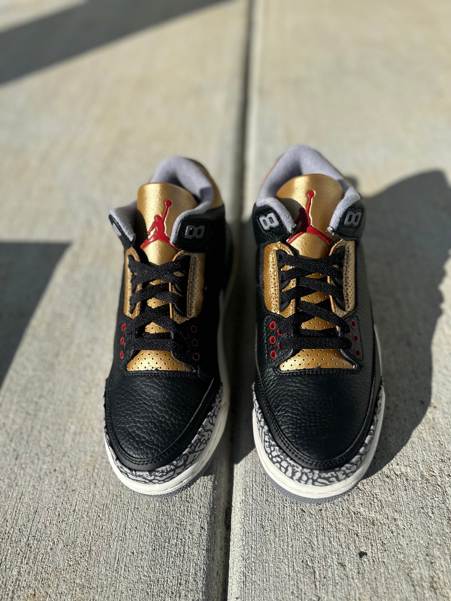 Jordan 3 Retro “Black Cement Gold”