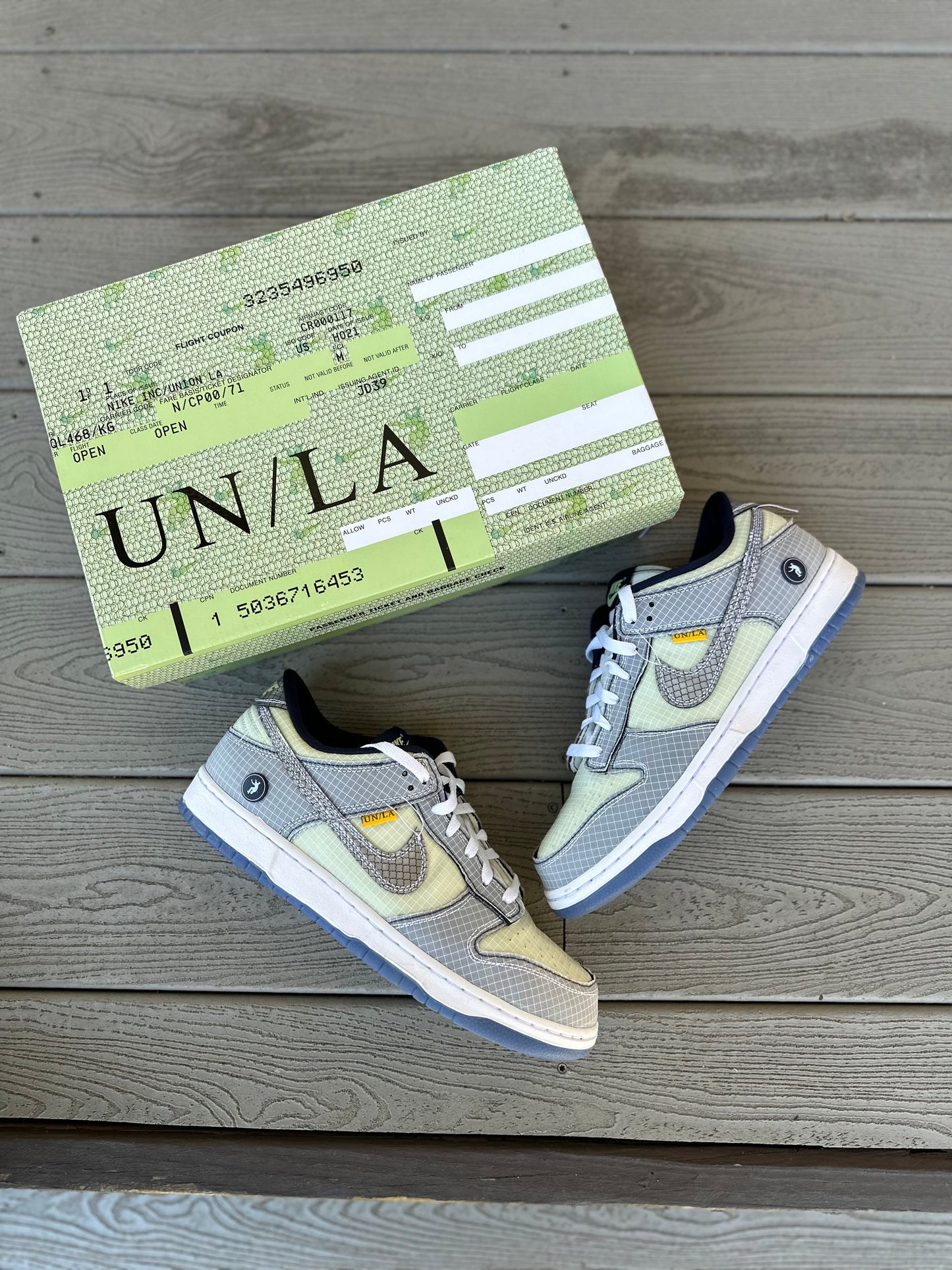 Union LA x Dunk Low “Passport Pack Pistachio”