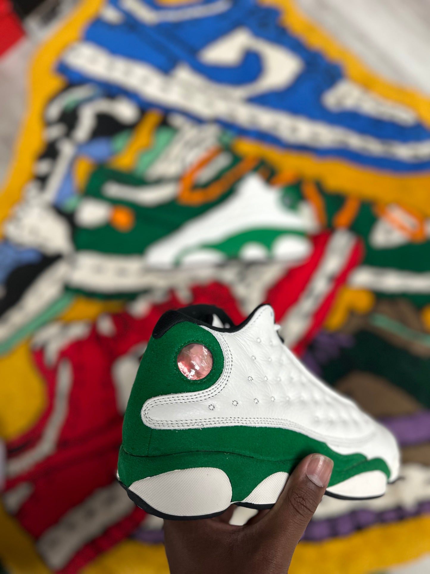 Jordan 13 Retro “ Sail Pine Green” GS