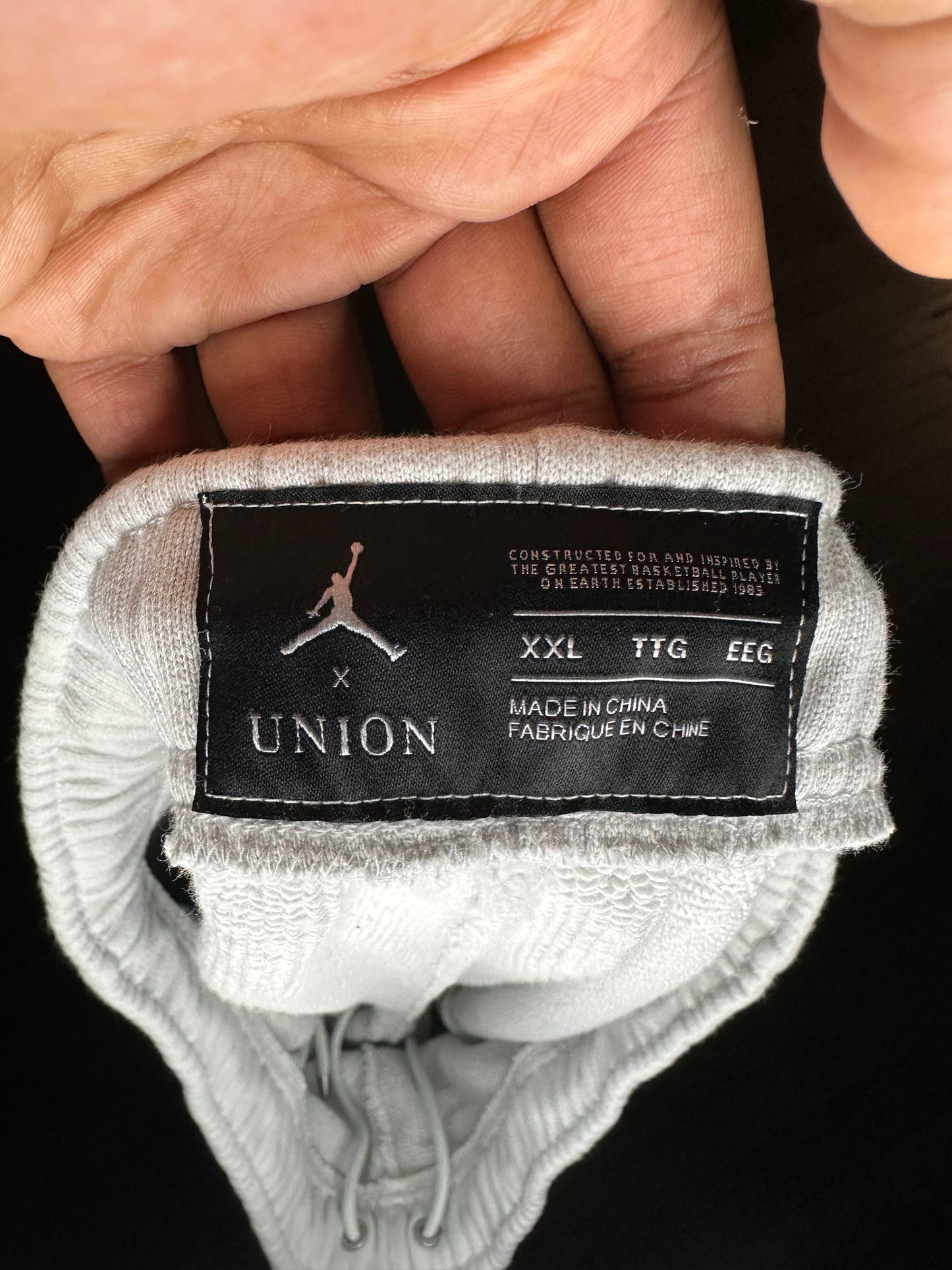 Jordan X Union M J FLC Shorts“ PHOTON DUST”