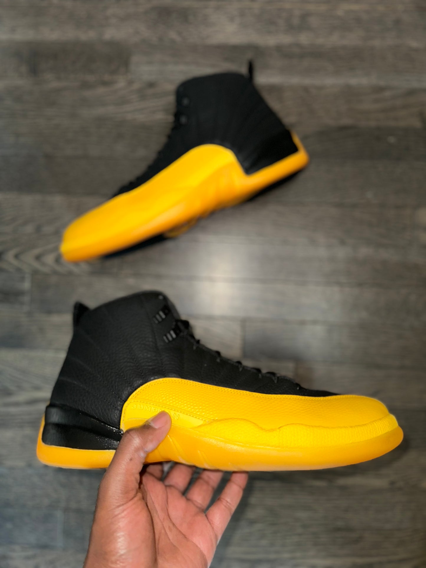 Jordan 12 Retro “Black University Gold”