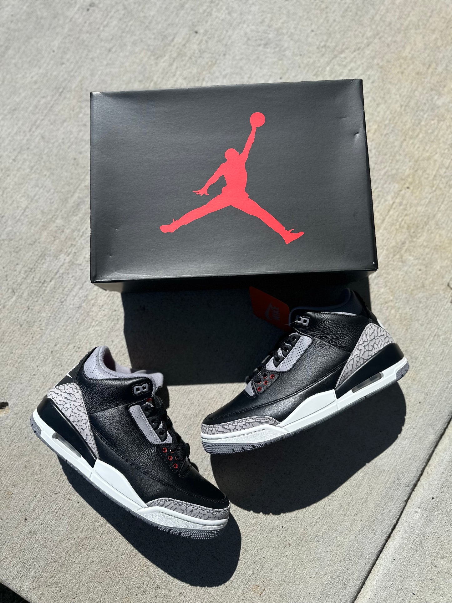 Jordan 3 Retro OG “Black Cement” (2024)