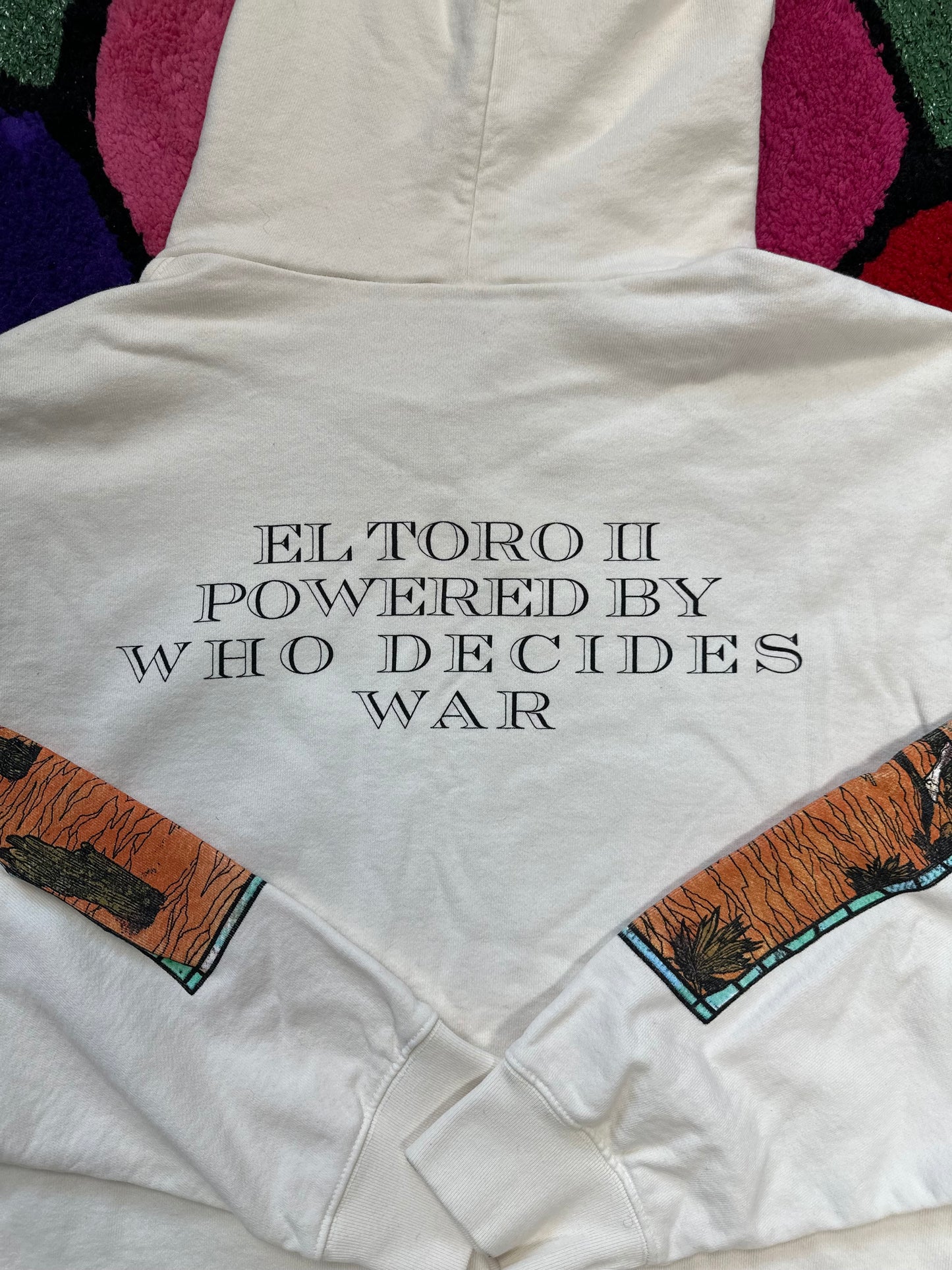 Who Decides War X EST Gee Stained Glass Hoodie “Cream”