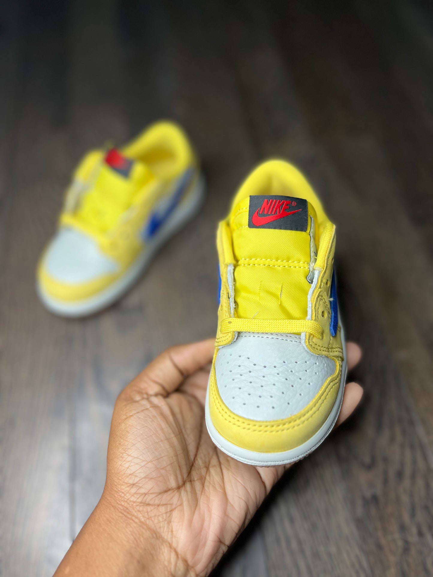 Travis Scott X Air Jordan 1 Retro Low OG SP “TD” 
“Canary”