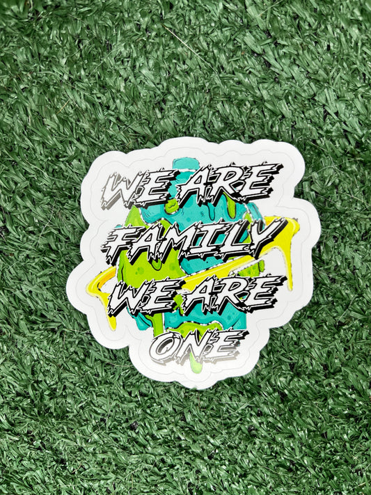 SMK Sticker 
“We Are Family We Are One”