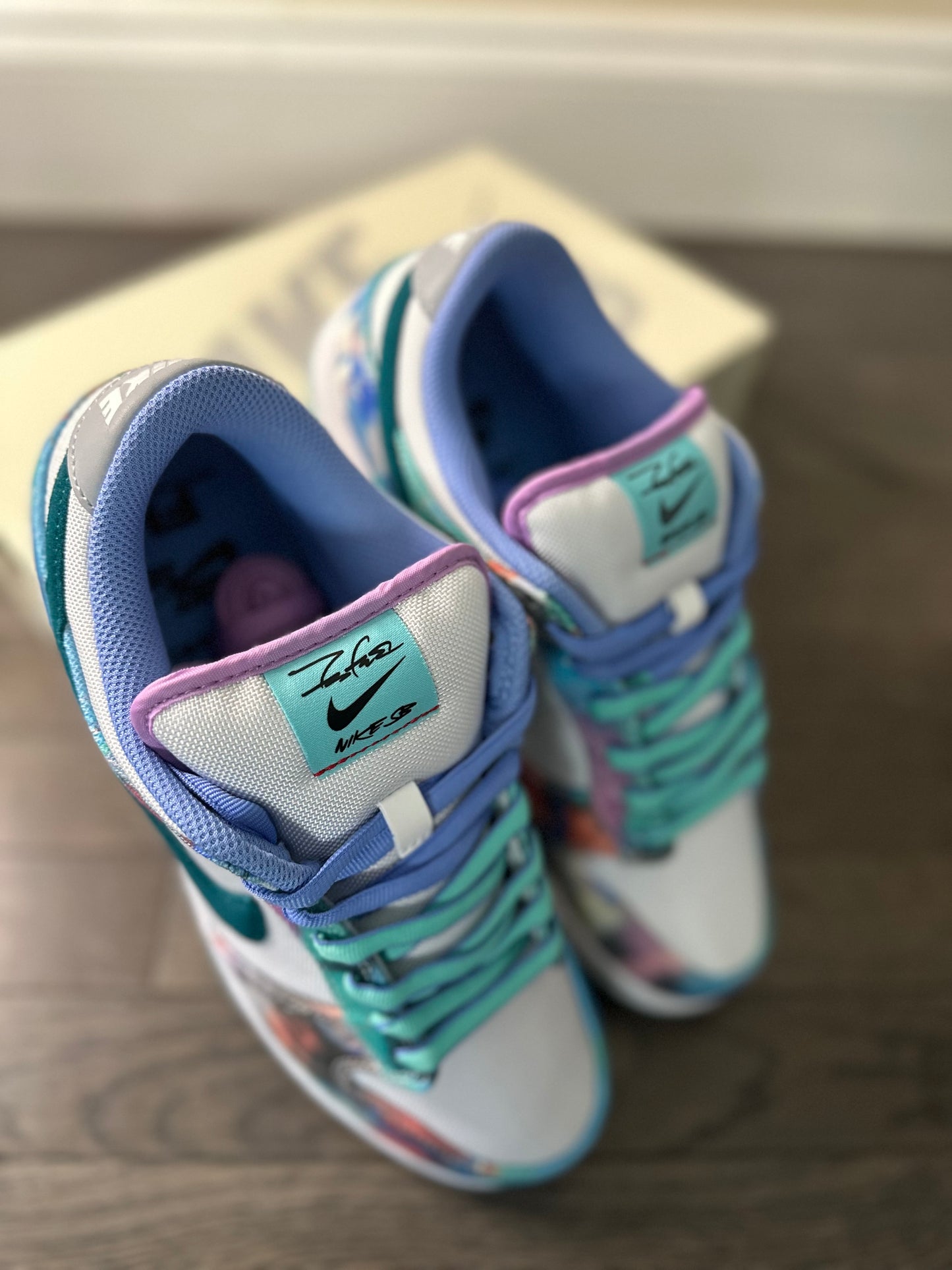 Nike SB Dunk Low “Futura Laboratories Bleached Aqua”