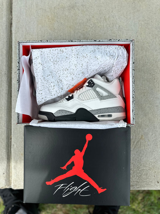 Jordan 4 Retro “White Cement” (2025)