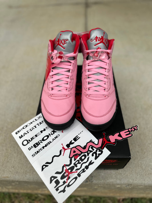 Jordan 5 Retro “Awake NY Arctic Pink” 0001/7000