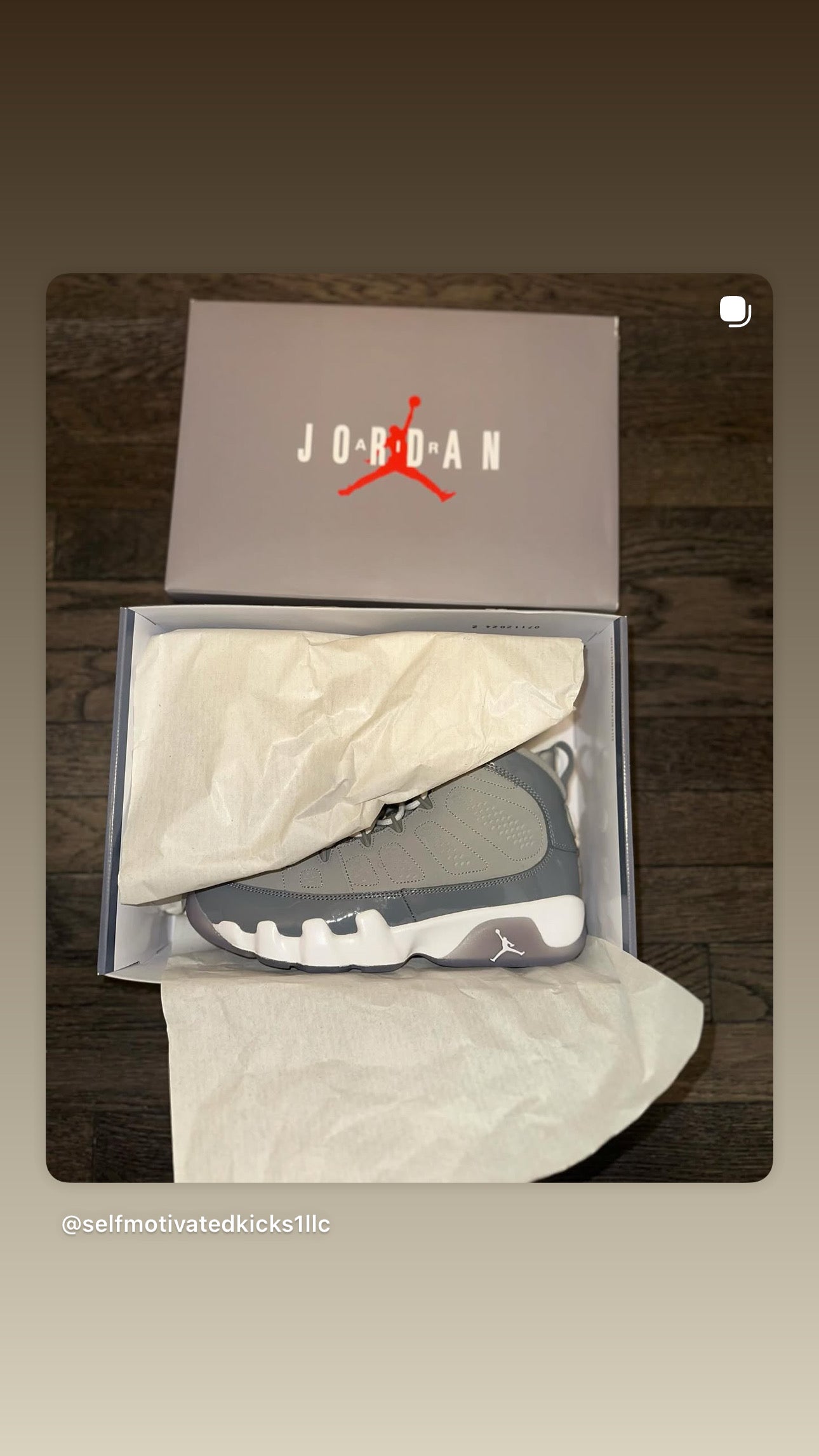 Jordan 9 Retro “Cool Grey”