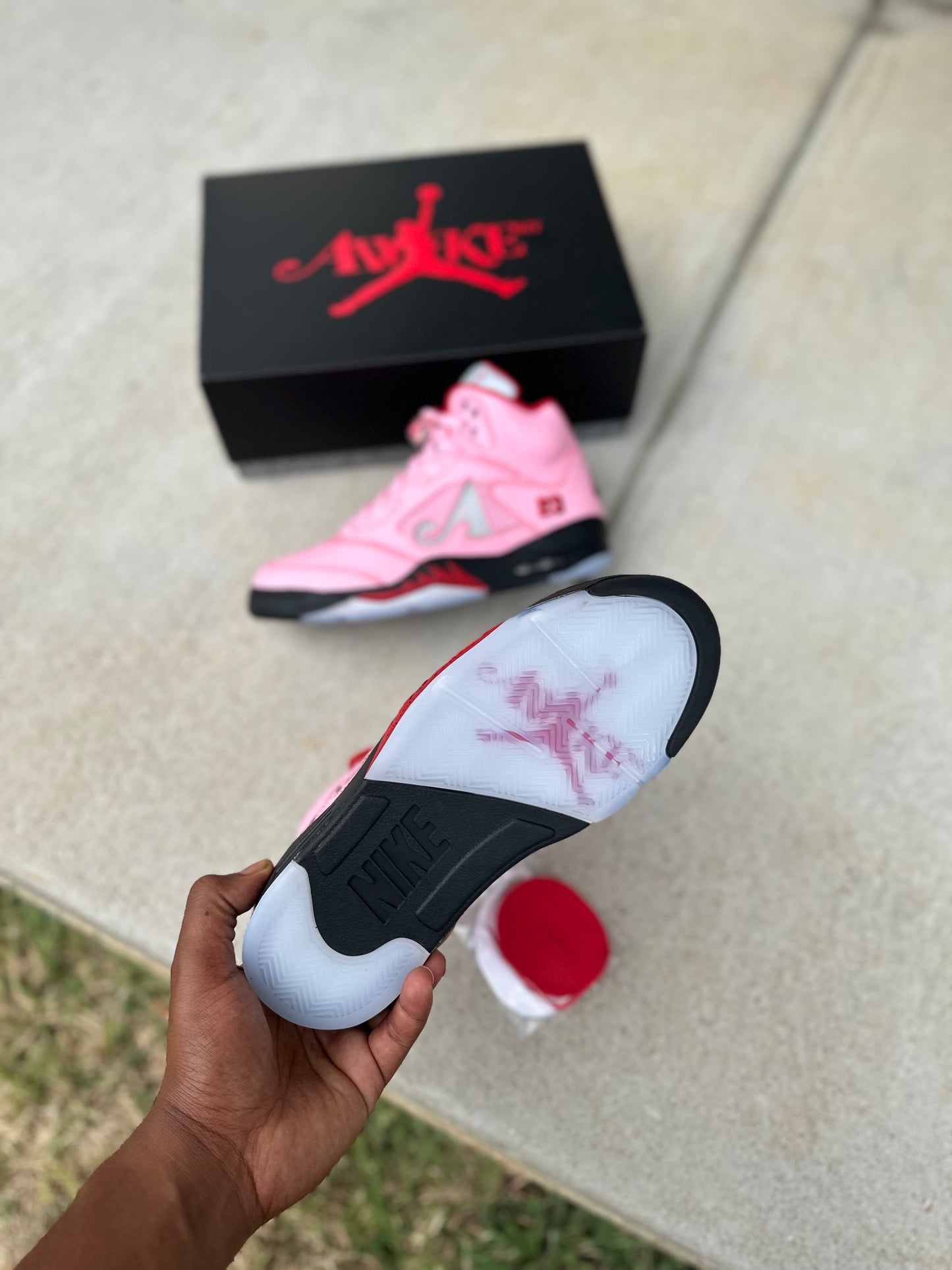 Jordan 5 Retro “Awake NY Arctic Pink” 0001/7000
