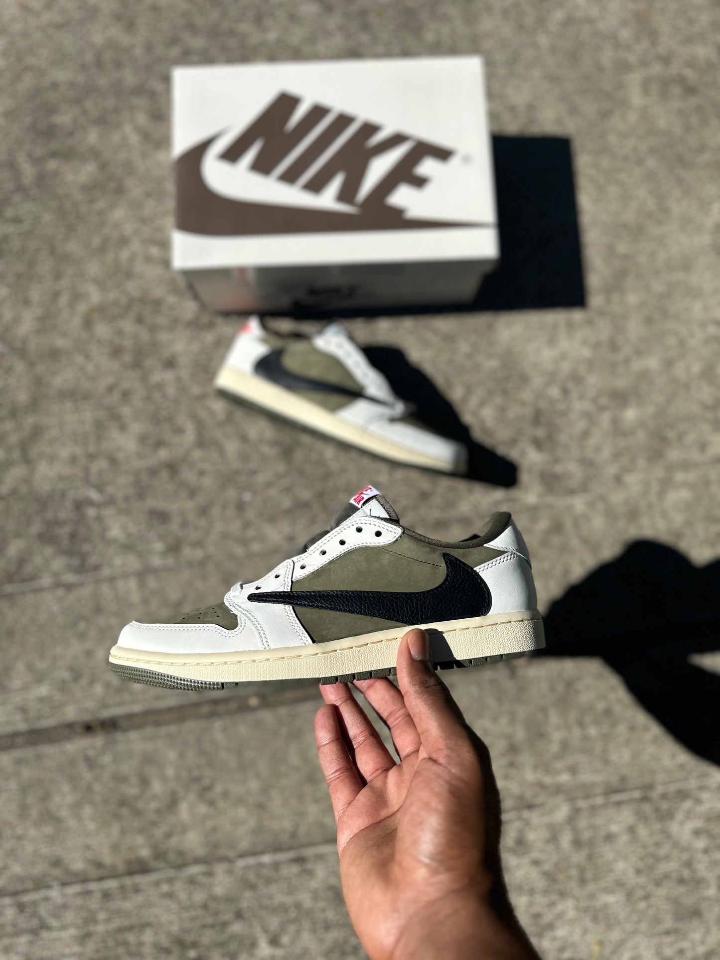 Jordan 1 Retro Low OG SP “Travis Scott Medium Olive”