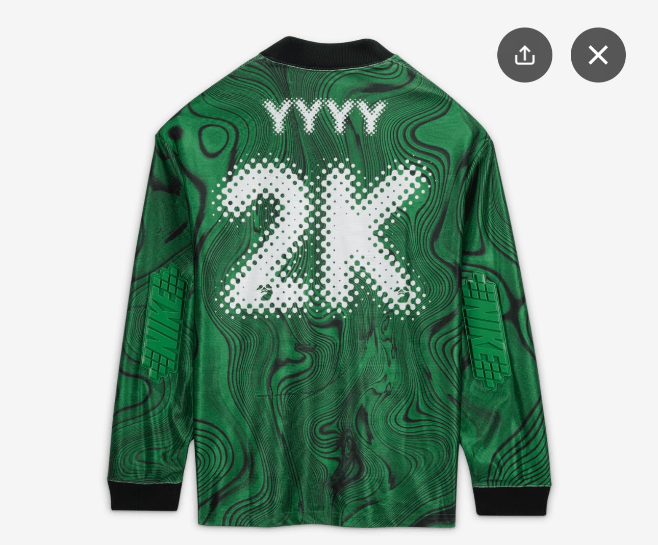 Nike X Off-White Allover Print Jersey 
“Kelly Green”