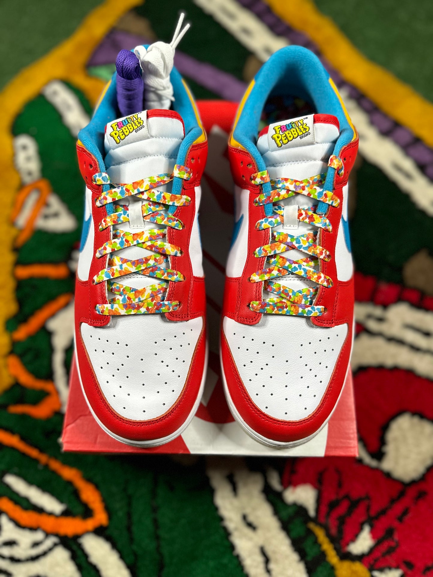 LeBron James x Fruity Pebbles x Dunk Low
“Fruit Peebles”