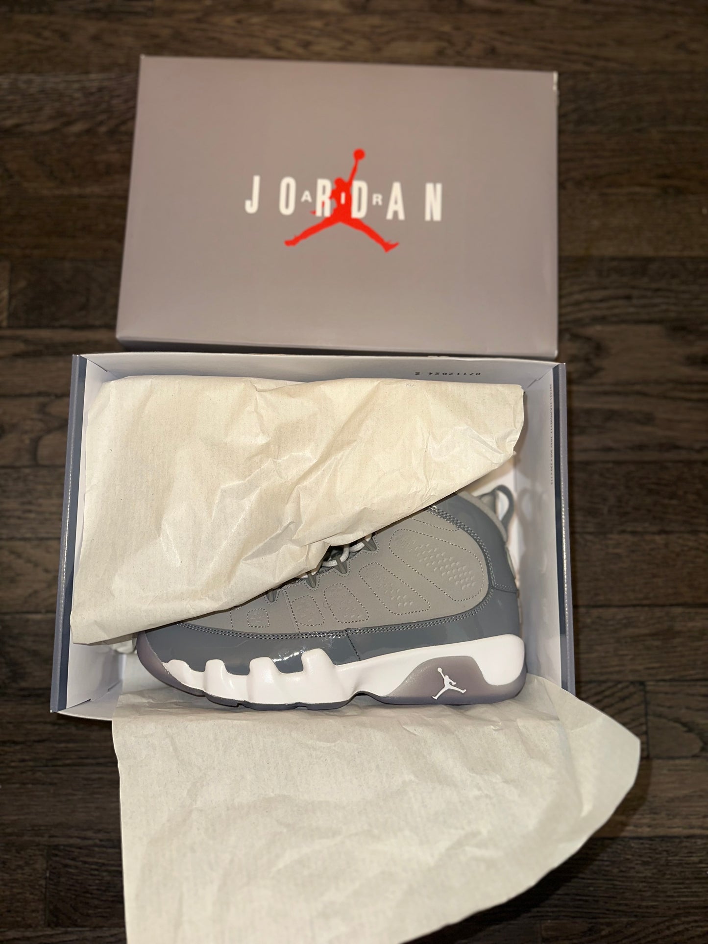 Jordan 9 Retro “Cool Grey” (2025)