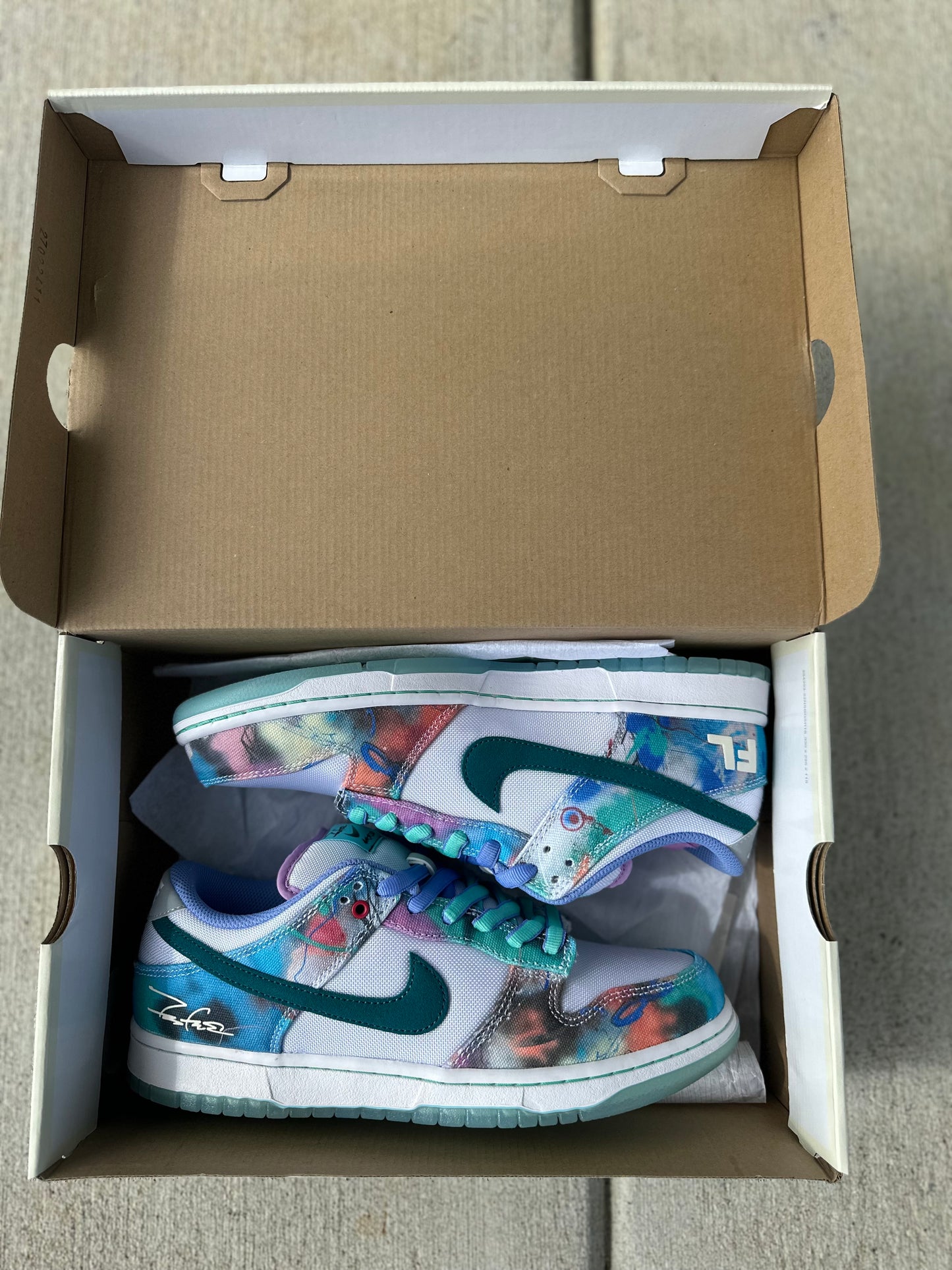 Nike SB Dunk Low “Futura Laboratories Bleached Aqua”
