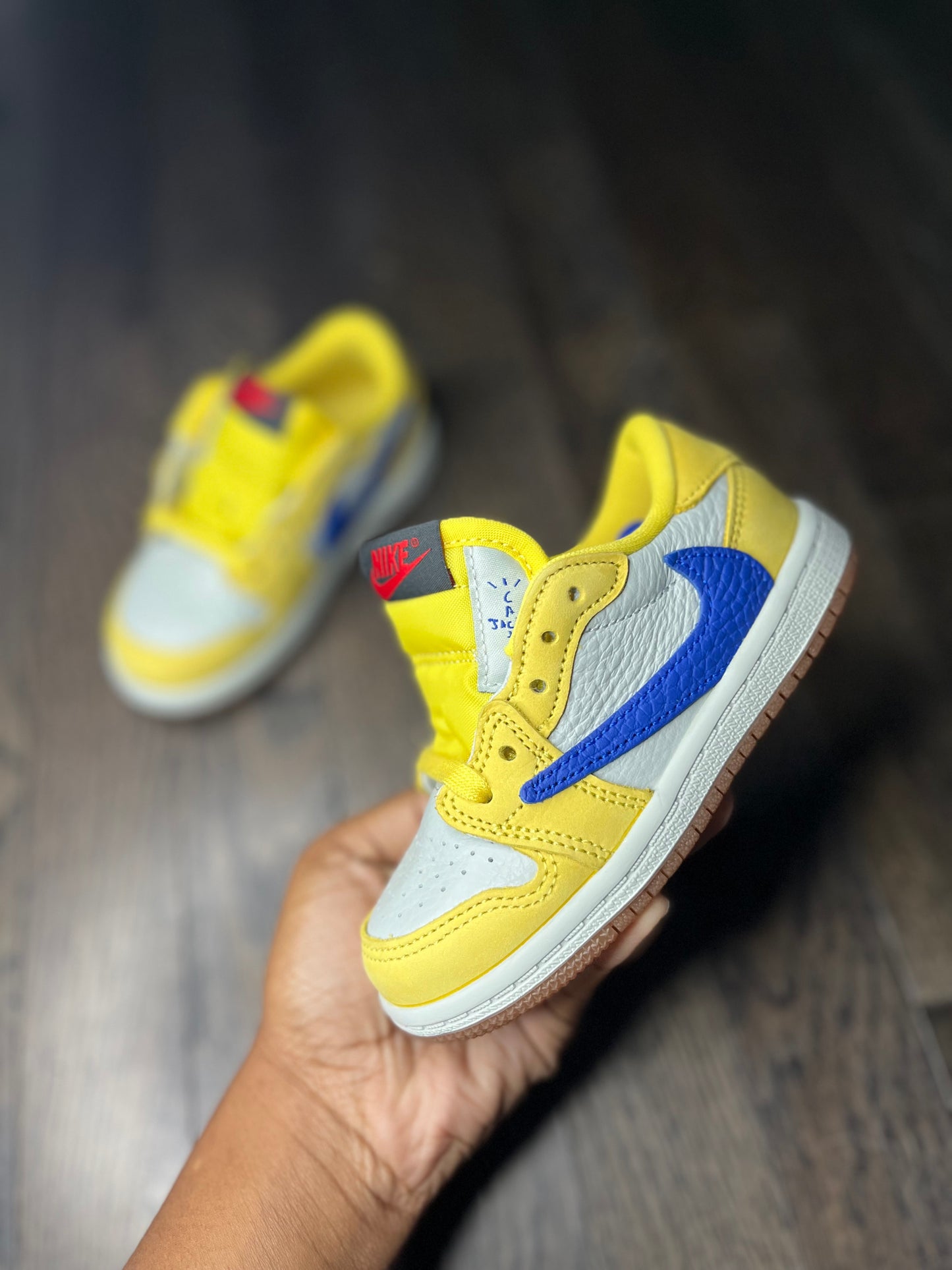 Travis Scott X Air Jordan 1 Retro Low OG SP “TD” 
“Canary”