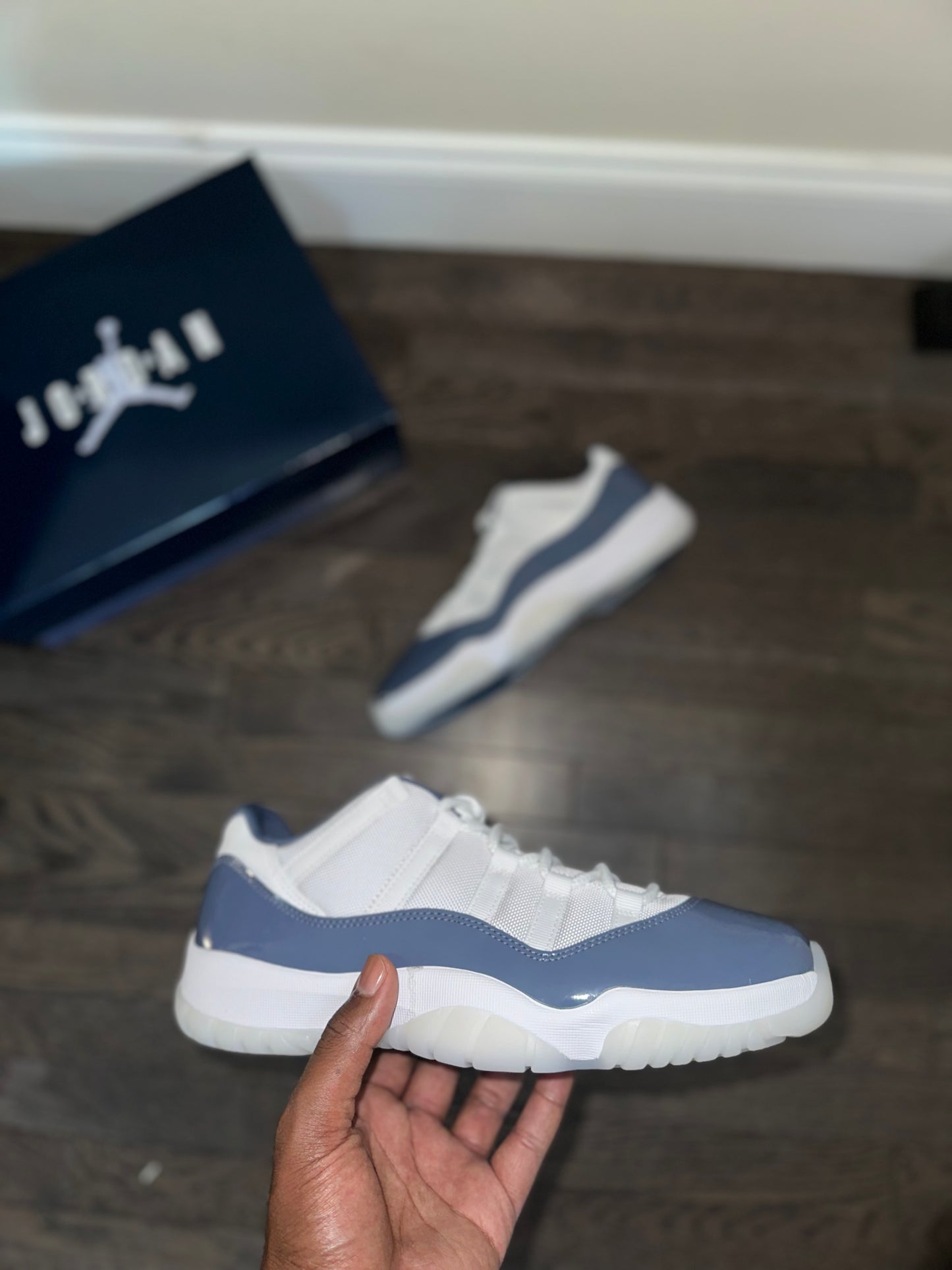 Jordan 11 Retro Low “Diffused Blue”