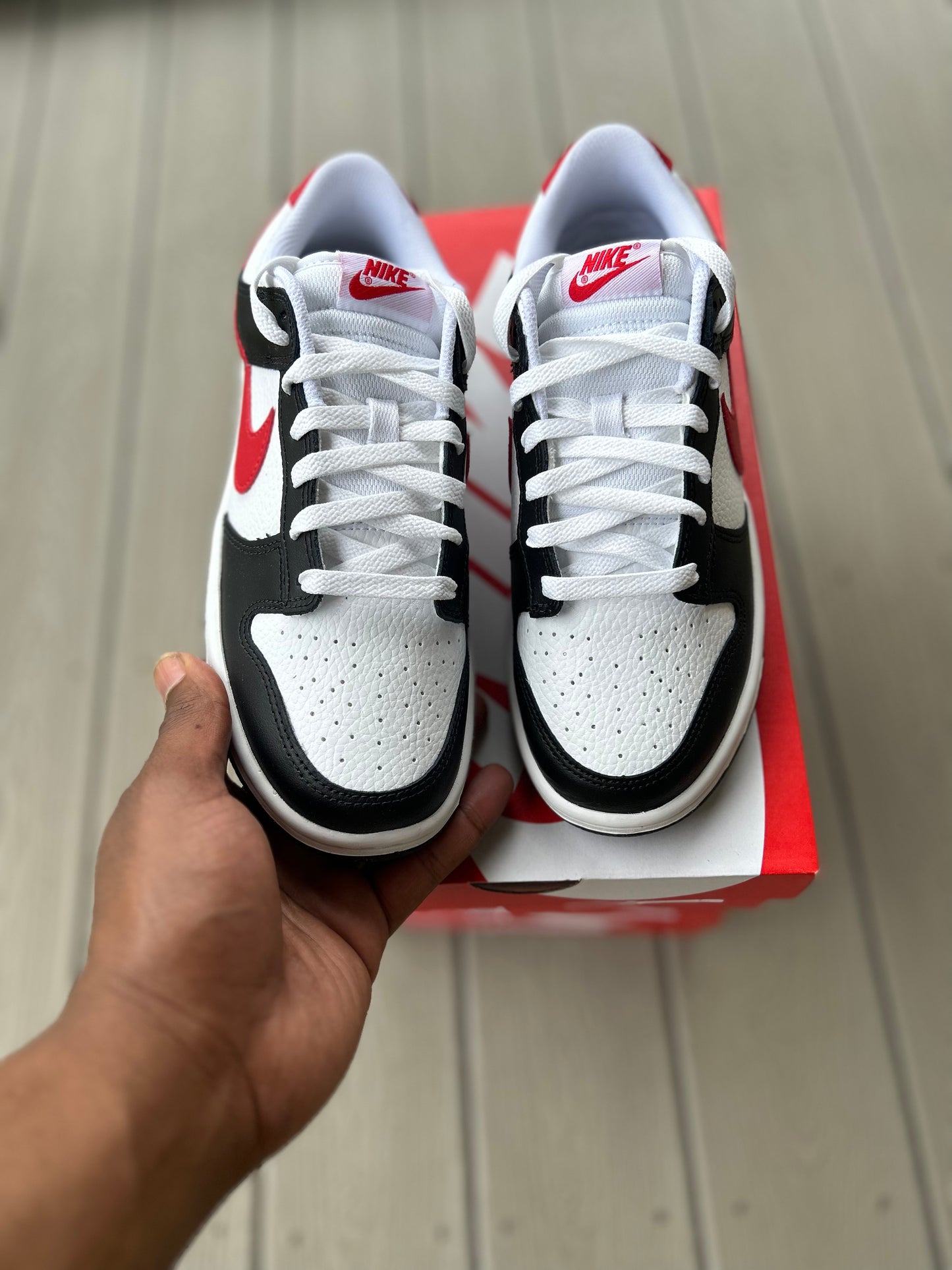 Nike Dunk Low “Red Swoosh Panda”