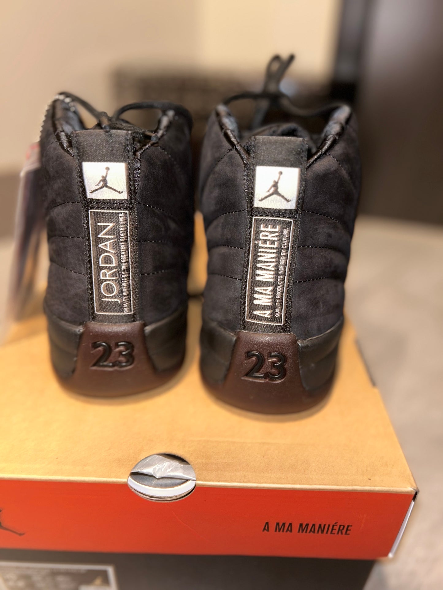 Jordan 12 Retro SP ‘Black’ “A Ma Maniére”