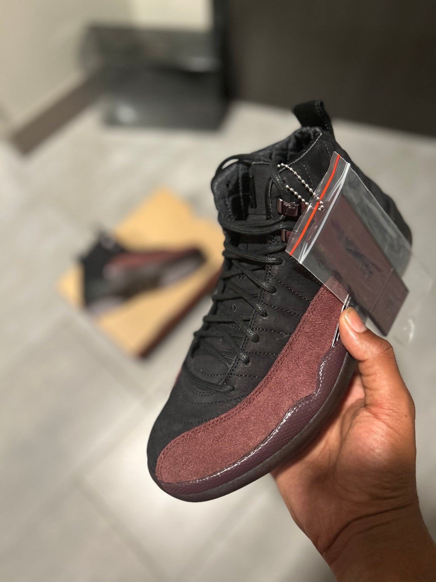 Jordan 12 Retro SP ‘Black’ “A Ma Maniére”