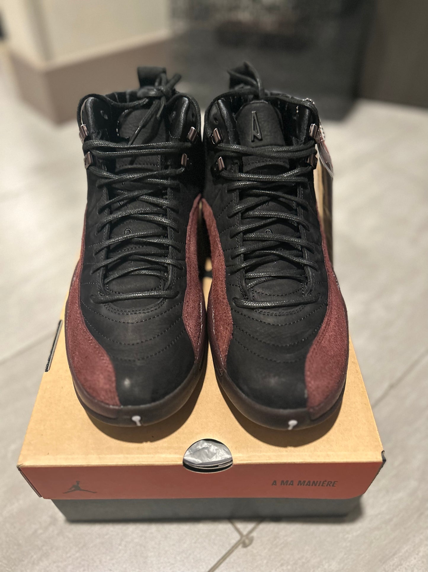 Jordan 12 Retro SP ‘Black’ “A Ma Maniére”