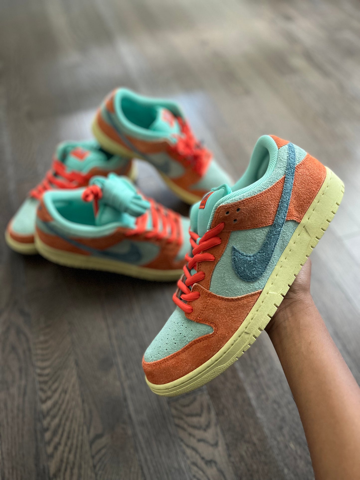 Nike Dunk Low SB “Orange Emerald Rise”