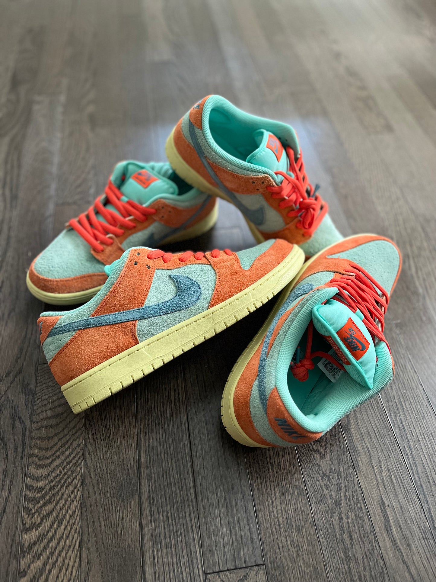 Nike Dunk Low SB “Orange Emerald Rise”